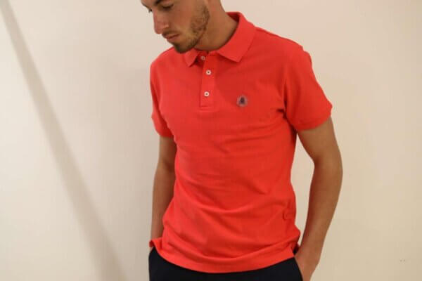 Polo teams Abey23 Rouge Homme
